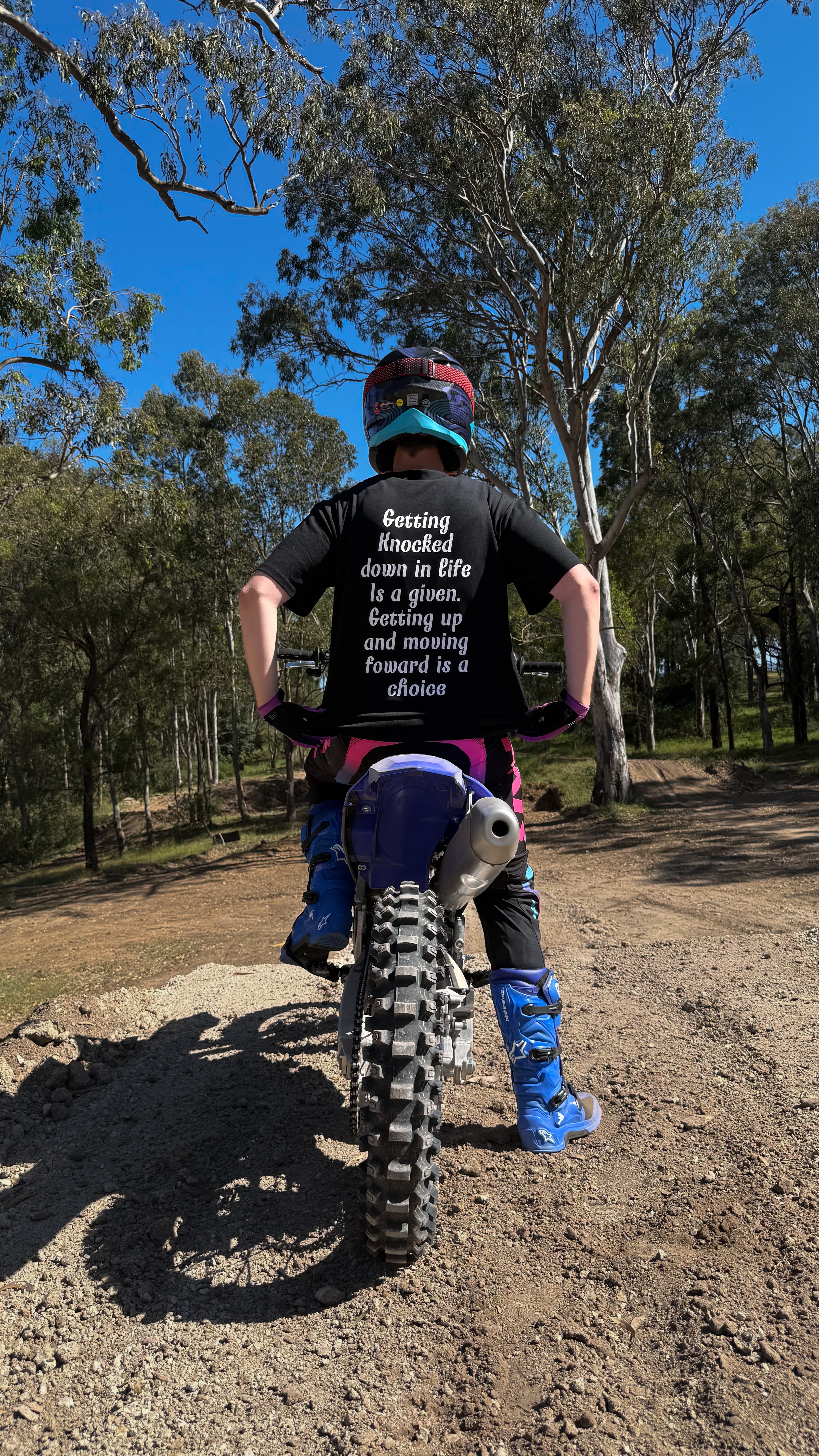 quote style/getting knocked down