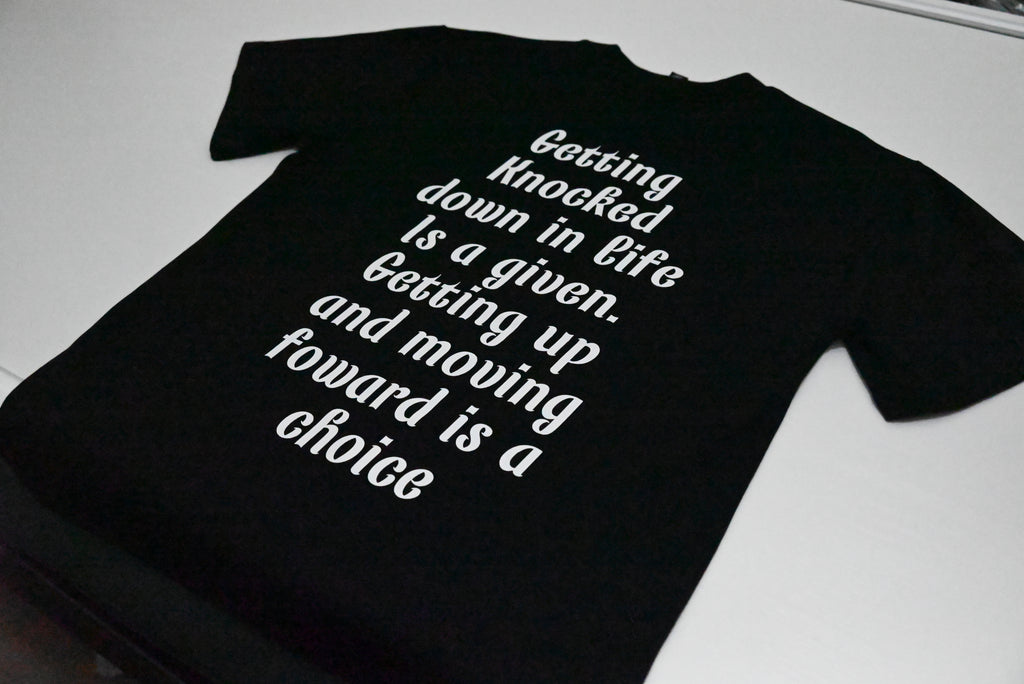 quote style/getting knocked down