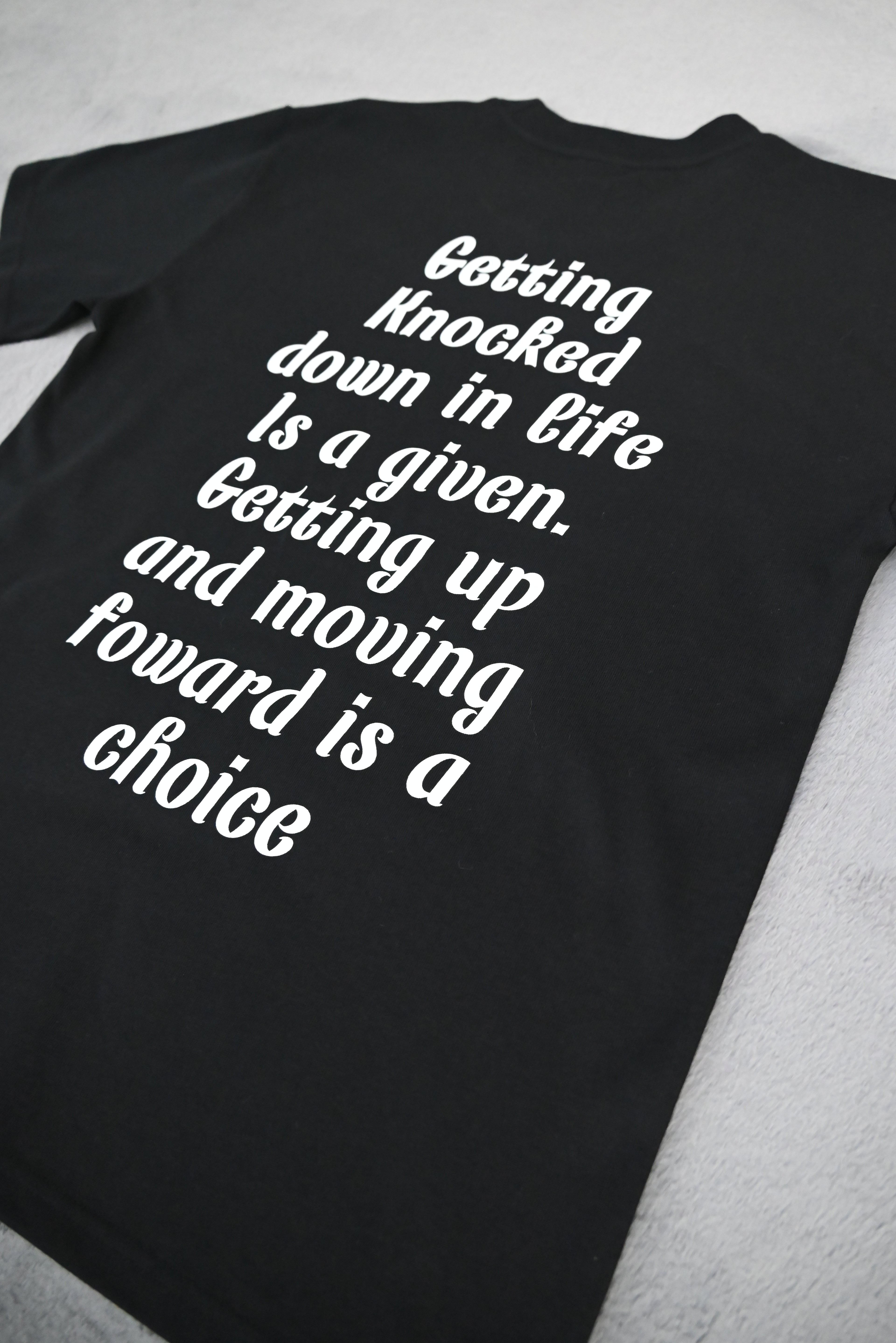 quote style/getting knocked down