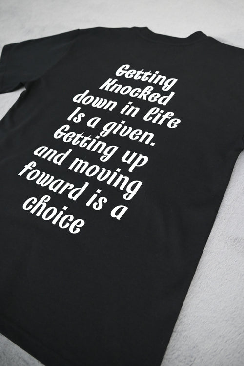 quote style/getting knocked down